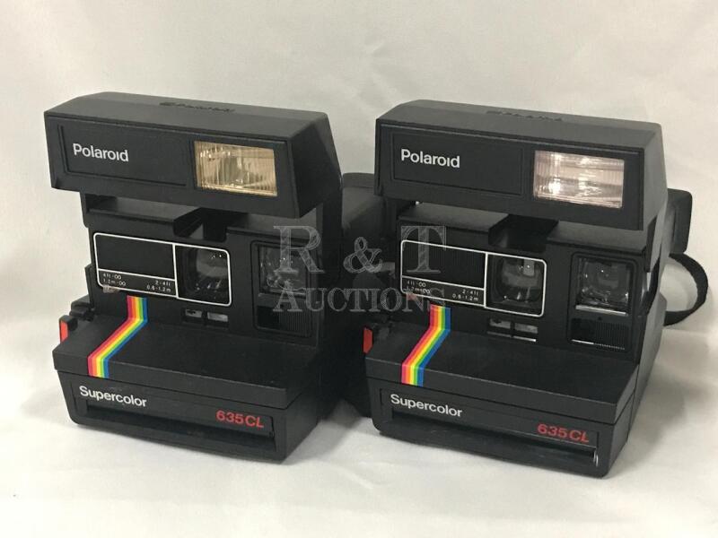 2 Polaroid Supercolor 635CL Cameras
