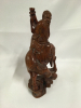 Hand Carved Wood Japanese Archer on Horse - 2