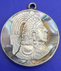 Stamped Mexico Chief Abalone Pendant