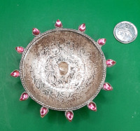 Vintage Silver Wick Diya