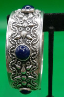 Vintage Sterling Silver Italian Cuff Bracelet