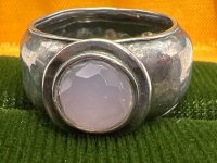 DIDAE Israel 925 Sterling Rose Quartz Ring