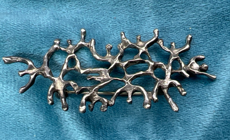 Sterling Silver Brooch Made in Israel