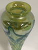 iridescent Pulled Feather Glass Vase - 2