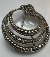 BIRKS Marcasite Sterling Brooch