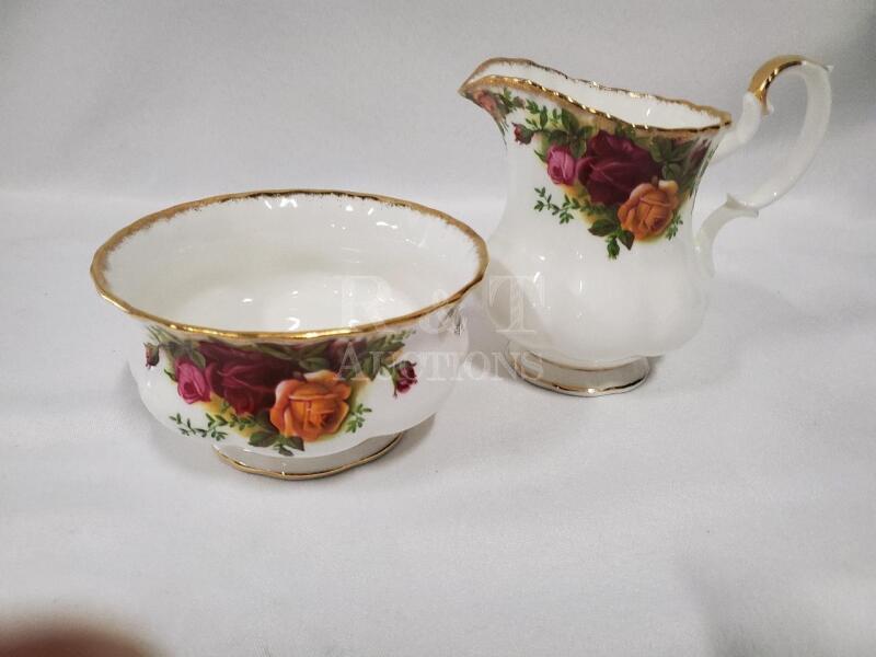 Royal Albert OCR Creamer & Sugar Bowl