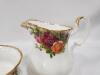 Royal Albert OCR Creamer & Sugar Bowl - 3