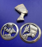 Egyptian Motif Silver pendants