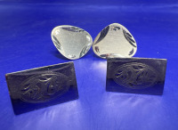 Two Sets of Sterling Sulver Cuff Links