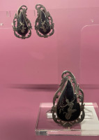 Siam Sterling Silver Earrings and Brooch