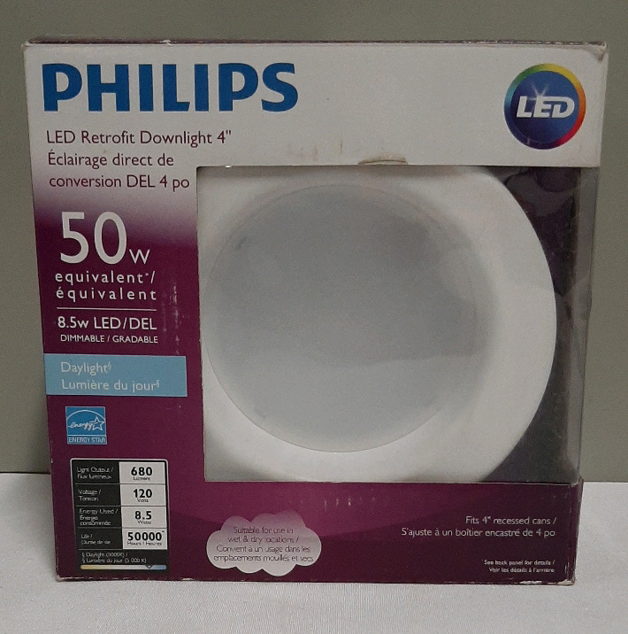Philips LED Retrfit 4" Downlight