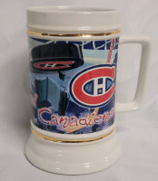 Montreal Canadians Ceramic Mug , measures 6 1/4" tall . No chips or cracks
