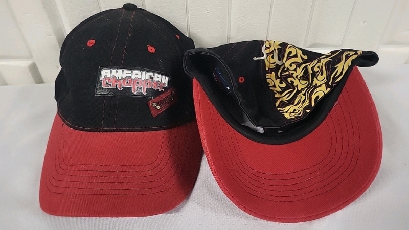 2 American Chopper Full Back Ball Caps - 56cm