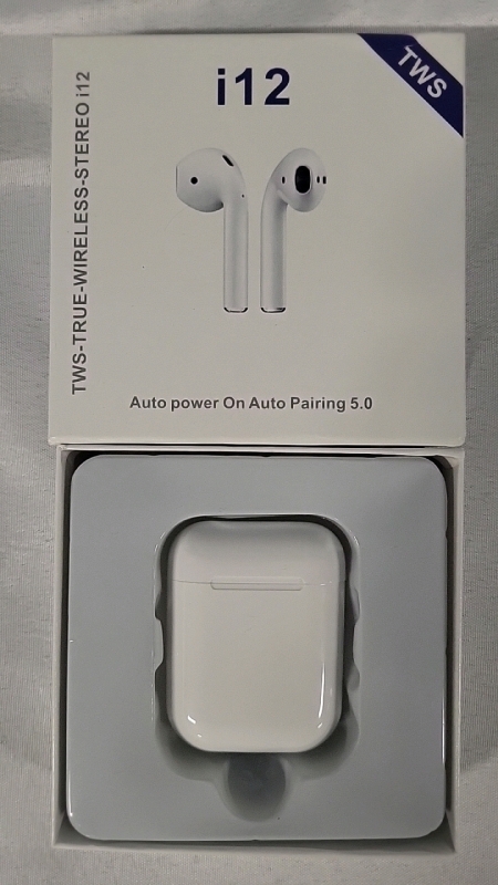 New i12 TWS True Wireless Stereo Ear Buds