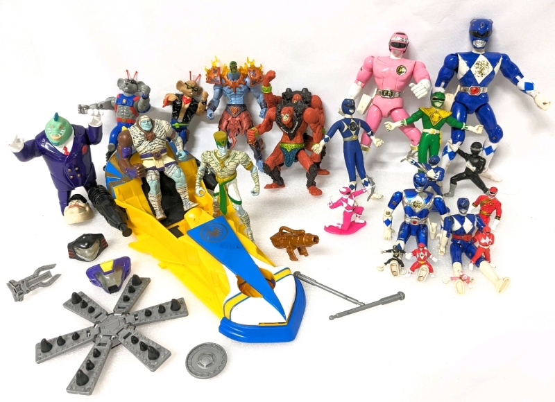 Vintage Mighty Morphing Power Rangers, Mummies Alive! and Biker Mice From Mars