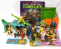 Vintage Teenage Mutant Ninja Turtles Figures, Mutant Maker, Books & Eastman and Laird's 1991 TMNT Calendar