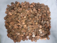 10+ Lbs Canadian & USA Pennies