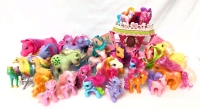 Vintage to Newer My Little Ponies Dolls & Playset + Non-MLP Horses