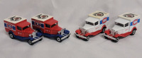 MatchBox Montreal Canadians Diecast Ford Model A Trucks , Four (4) Trucks