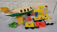 Vintage Fisher Price Airplane & Airport Accessories