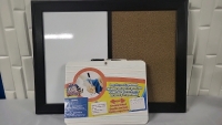 Dry Erase Lap Board & 23"&times;17 Bombination Board
