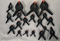 19 Hand Clamps - 4 Different Sizes - 2"-7"