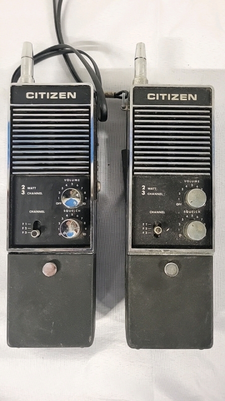 Vintage Citizen 3 Channel Walkie Talkies - TNC-203
