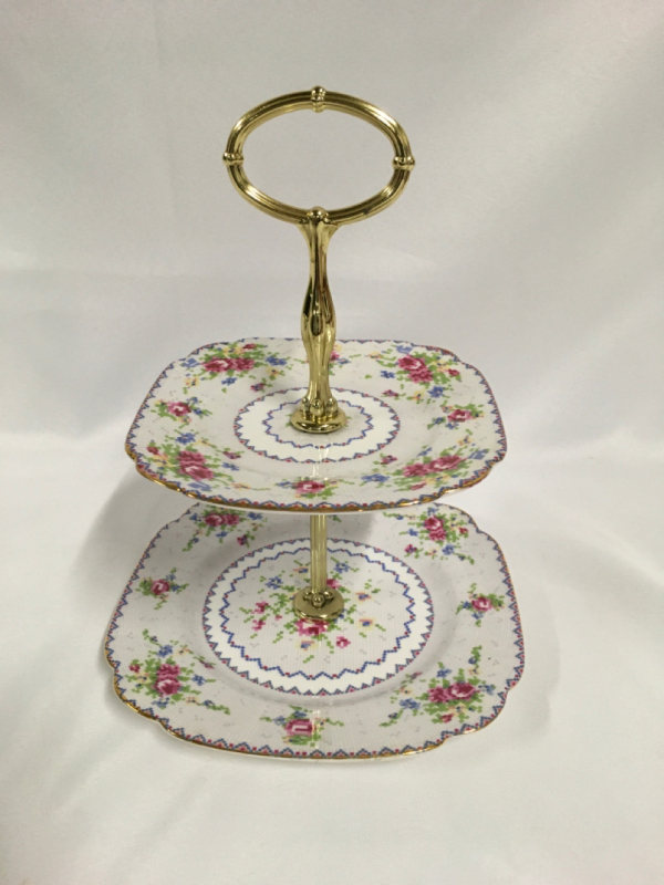 Royal Albert Petit Point Tiered Cake Stand