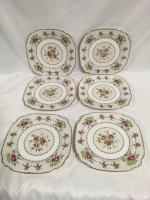 Royal Albert Petit Point 6 Dinner Plates