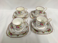 Royal Albert Petit Point 4 Trios