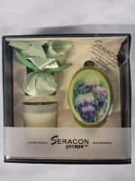 New Seracon Geospa Greent Tea Soap & Candle +