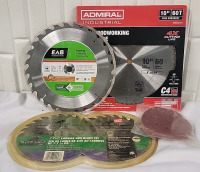 New Saw Blades & Sanding Discs