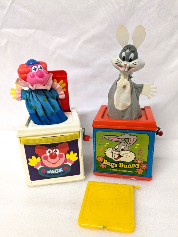 Vintage Mattel Jack in the Music Box & Bugs Bunny in the Music Box