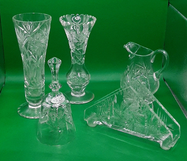 Vintage Pinwheel Crystal Lot
