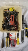 Vintage to Newer Tool Lot - In Plastic Bin