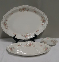 Vintage Royal Wedgwood and Company Semi Porcelain Platters
