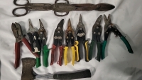 Lot of Cutting Tools & A Hatchet