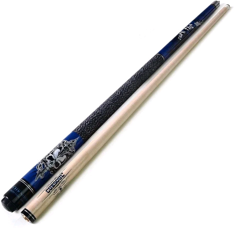 CUESOUL Rockin Series 57" Maple Pool Cue Stick w/Joint Protector/Shaft Protector NEW