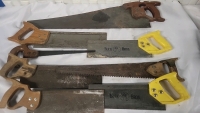 8 Vintage to Newer Hand Saws