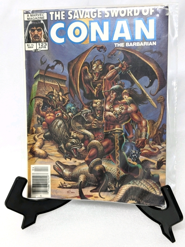 Vintage : The Savage Sword of Conan the Barbarian Comic Book : Apr No. 123