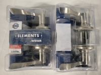 2 Unused Weiser Elements Door Handle Sets
