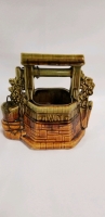 Vintage McCoy Wishing well planter