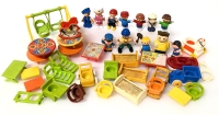 Vintage to Newer FISHER-PRICE Little People Furniture + Small People Figures