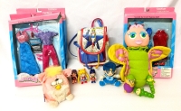 Vintage Sailor Moon, Glow Worm, Original Furby and 3 New Sets of Fashion Clothes for 11.5" Dolls