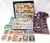 TOPPS Looney Tunes Baseball Cards in Binder (Series 1), 1985 Garbage Pail Kids Sticker Cards & 1991 The Addams Family Collectable Cards