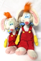 2 Vintage 19" Roger Rabbit Stuffed Toys