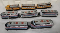 Vintage Tin Toy Model Trains
