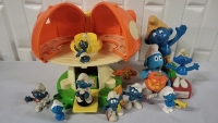 Lot of Vintage Smurfs Toys