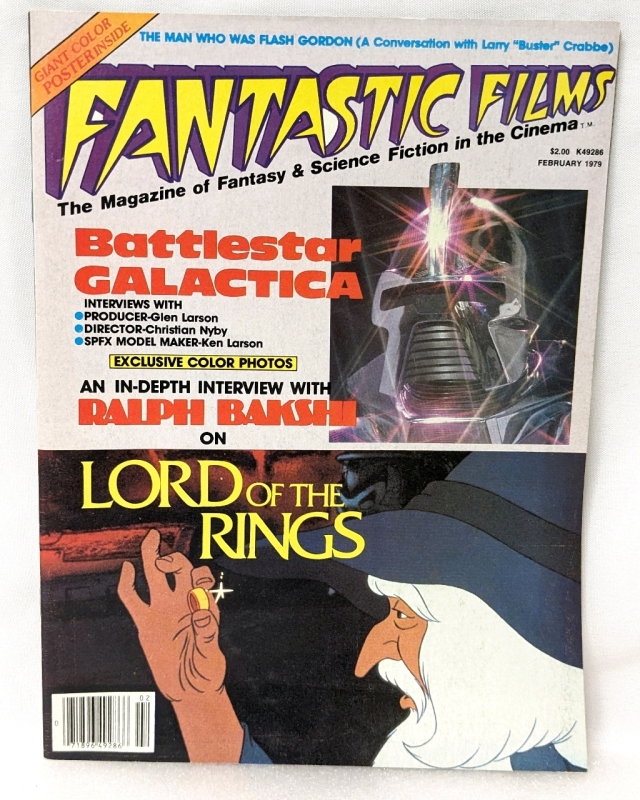 Vintage Magazine : Fantastic Films Battlestar Galactica & Ralph Bakshi : February 1979