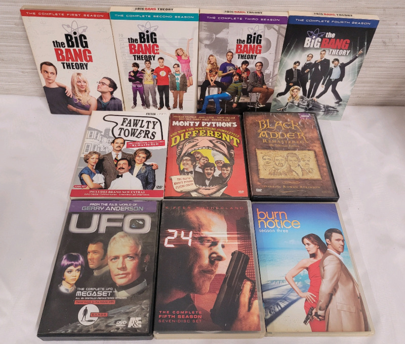 British Comedy TV & American TV Show Box Sets . 10 DVD Box Sets . Pre-owned Condition